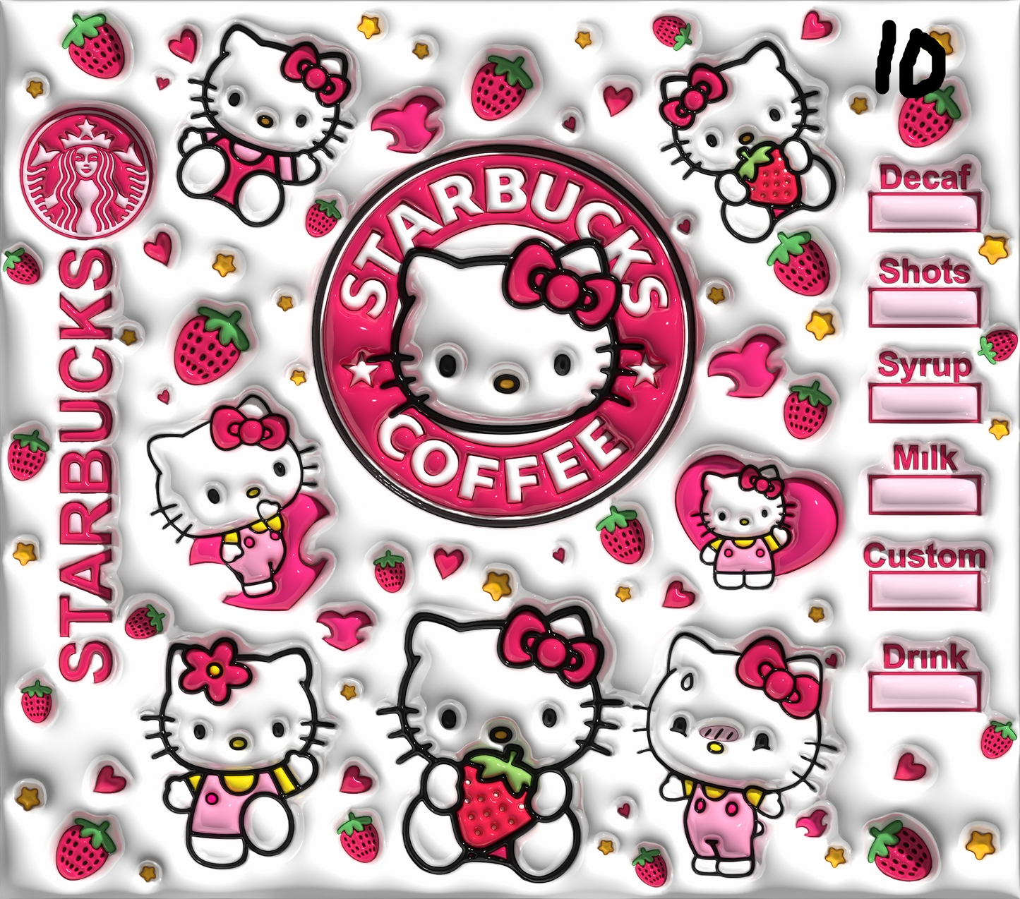 Hello Kitty Sublimation Decals
