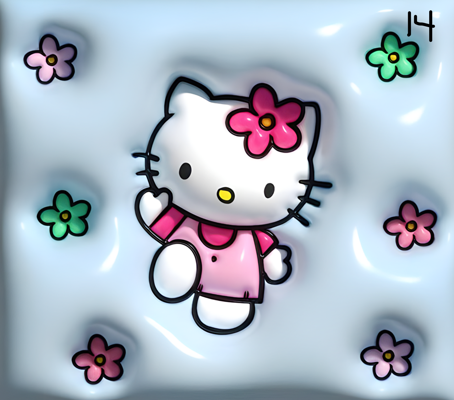 Hello Kitty Sublimation Decals