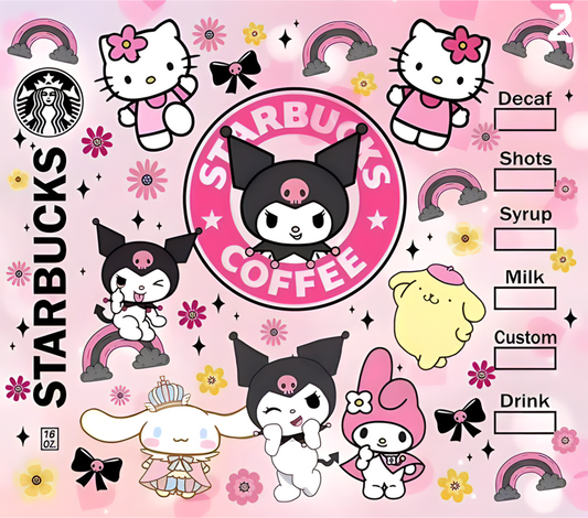 Hello Kitty Sublimation Decals