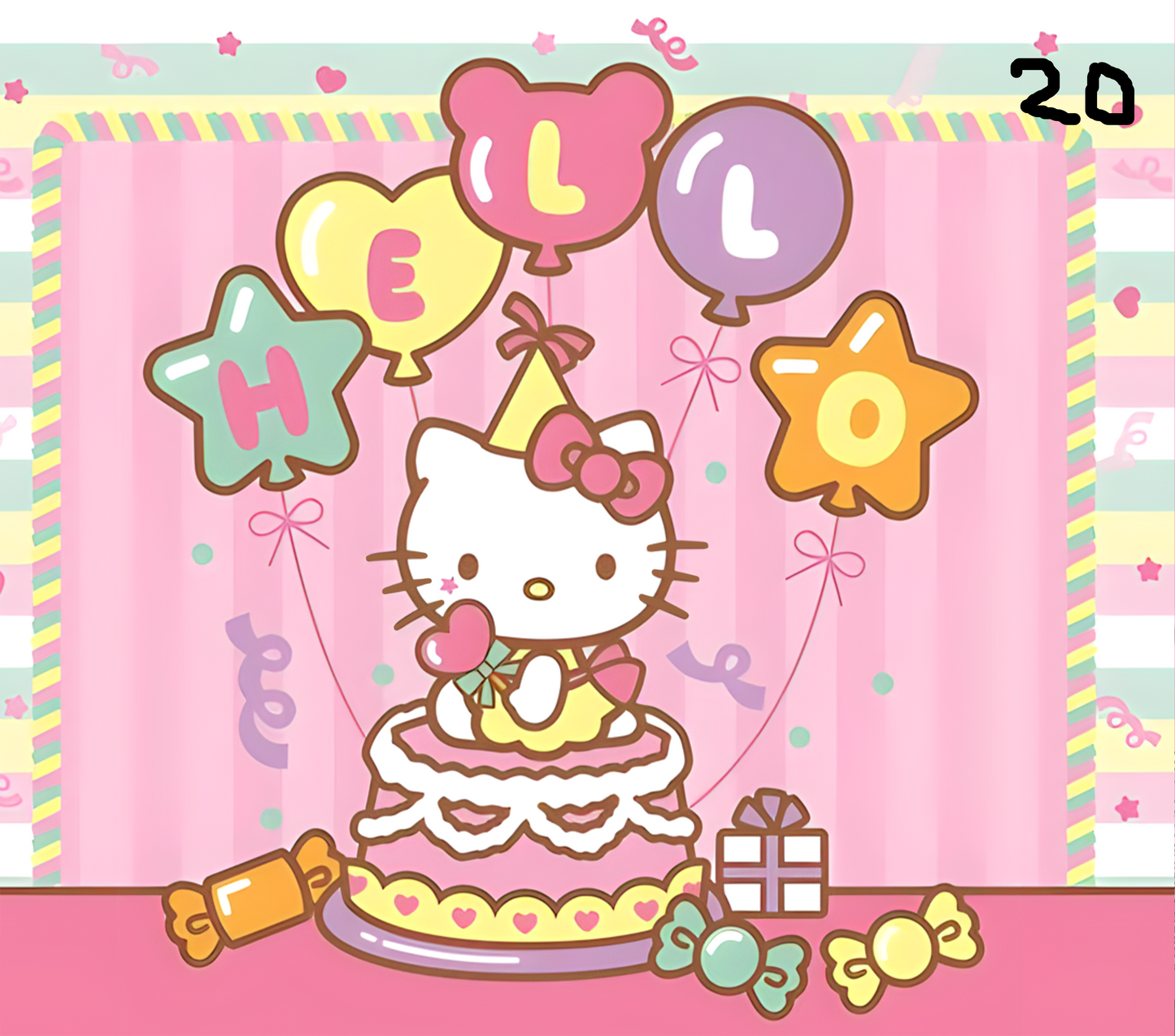 Hello Kitty Sublimation Decals