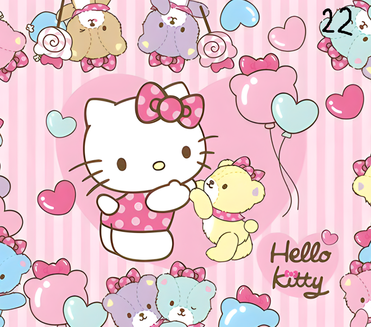 Hello Kitty Sublimation Decals