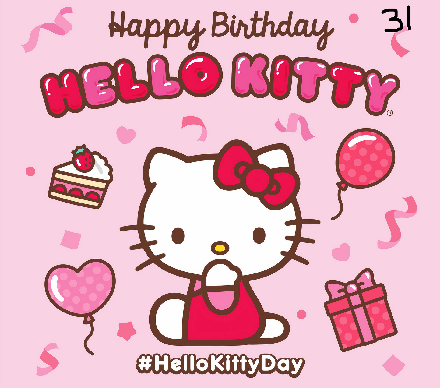 Hello Kitty Sublimation Decals