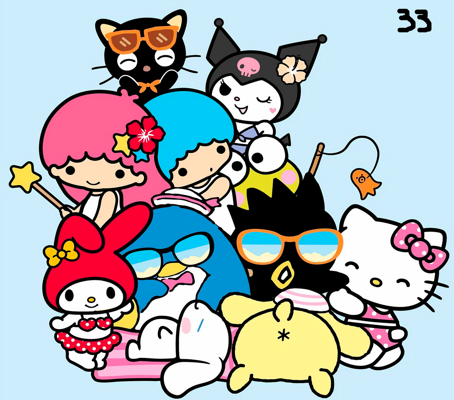 Hello Kitty Sublimation Decals