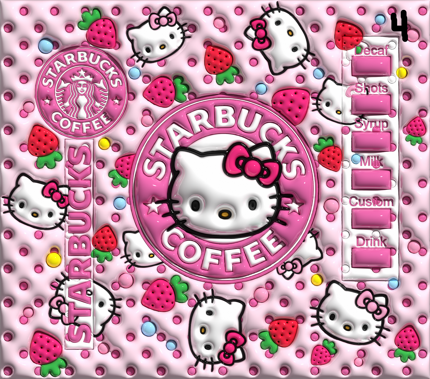 Hello Kitty Sublimation Decals