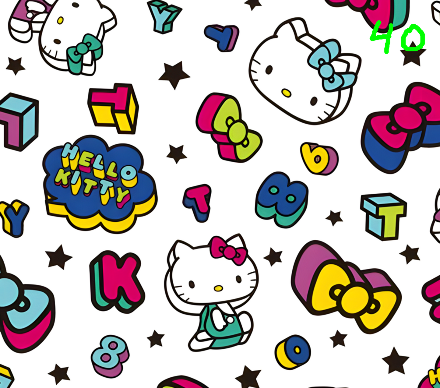 Hello Kitty Sublimation Decals