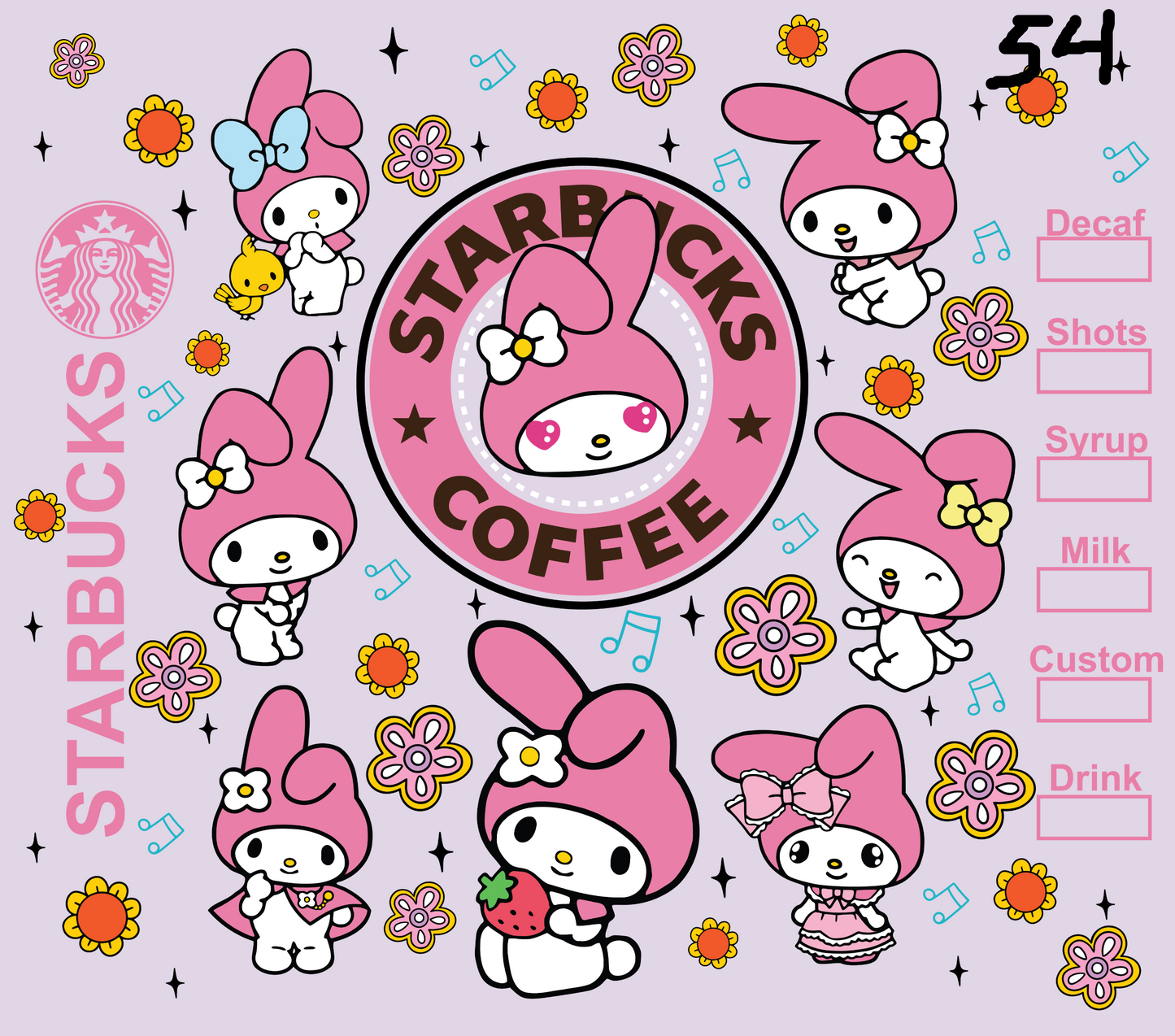Hello Kitty Sublimation Decals