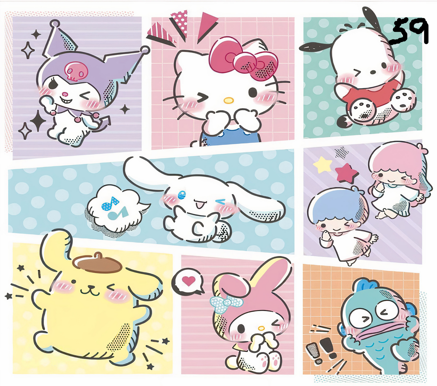 Hello Kitty Sublimation Decals