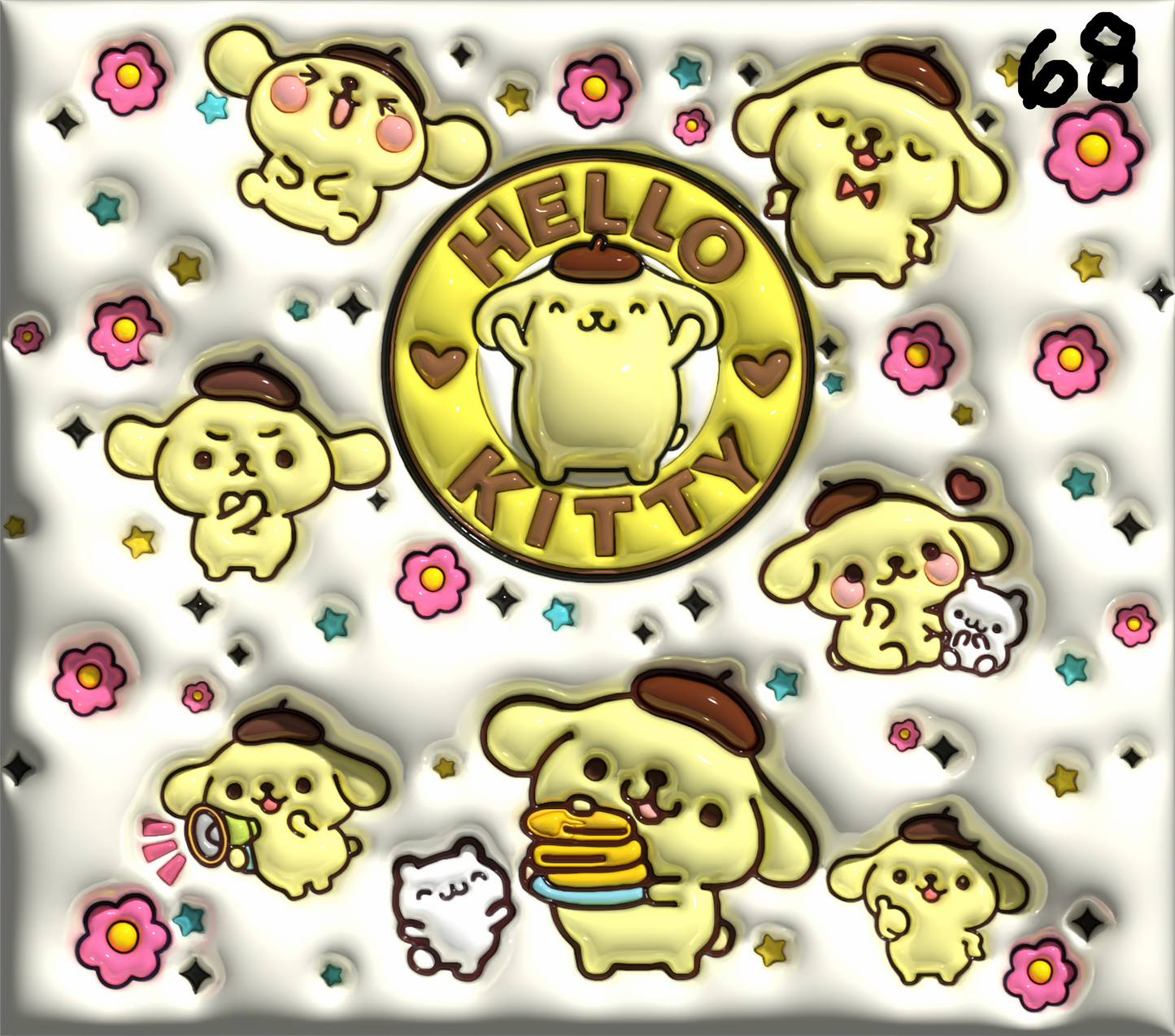 Hello Kitty Sublimation Decals