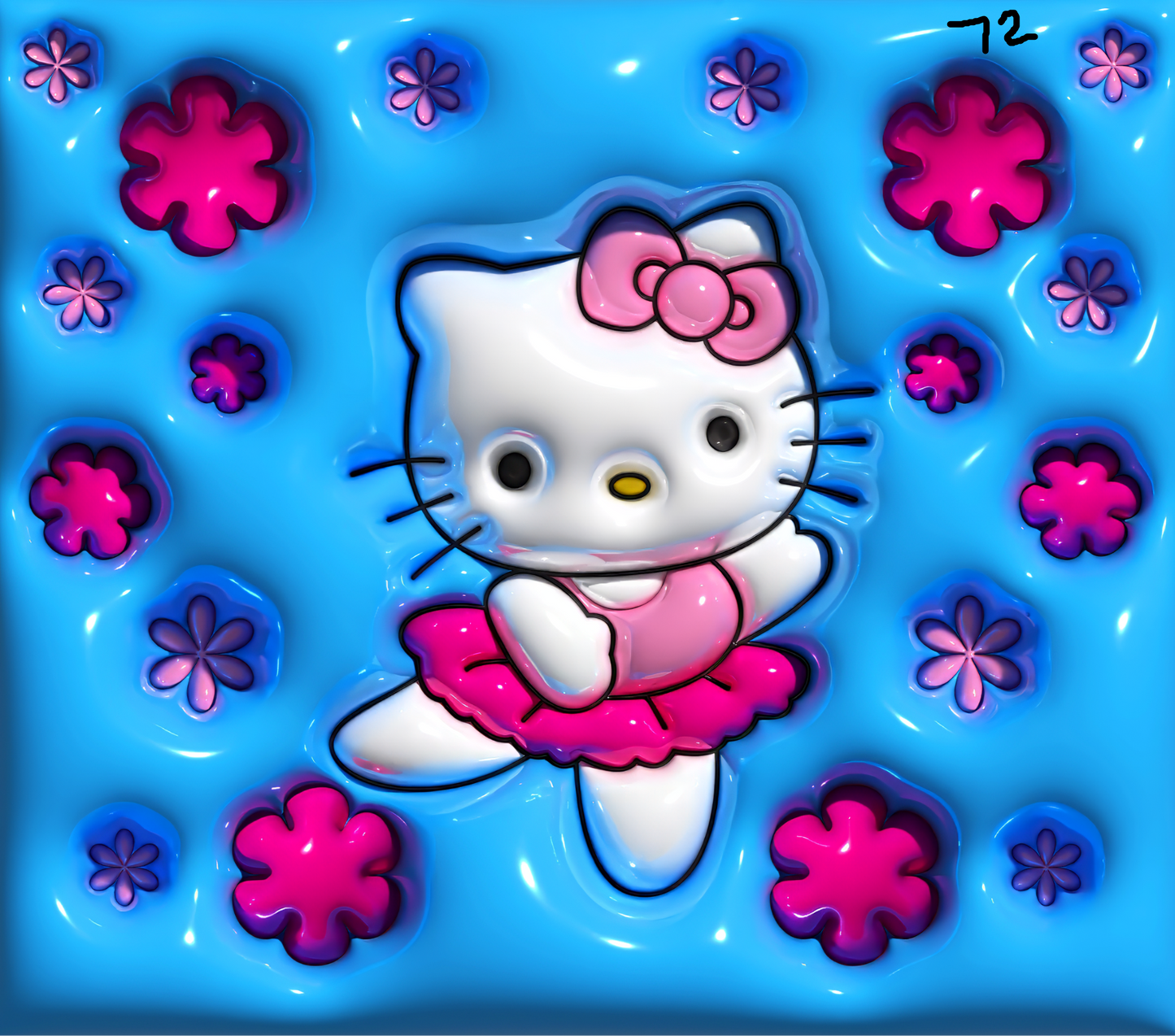 Hello Kitty Sublimation Decals