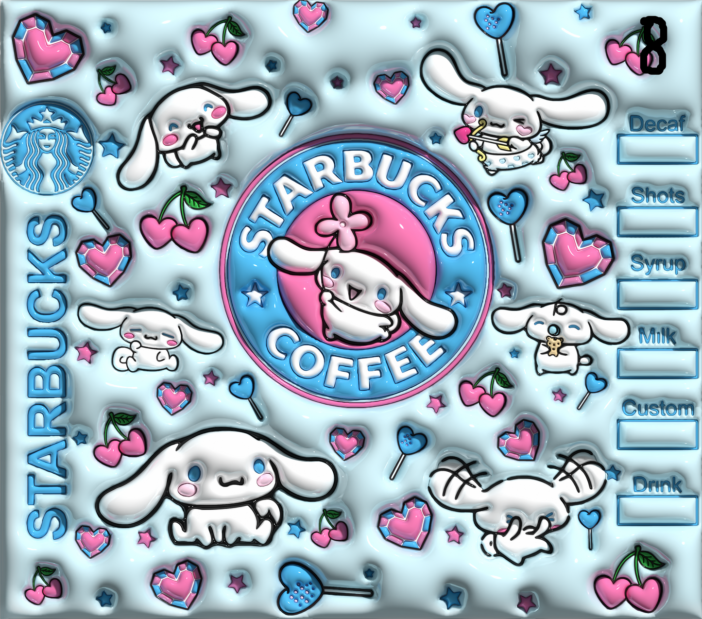 Hello Kitty Sublimation Decals
