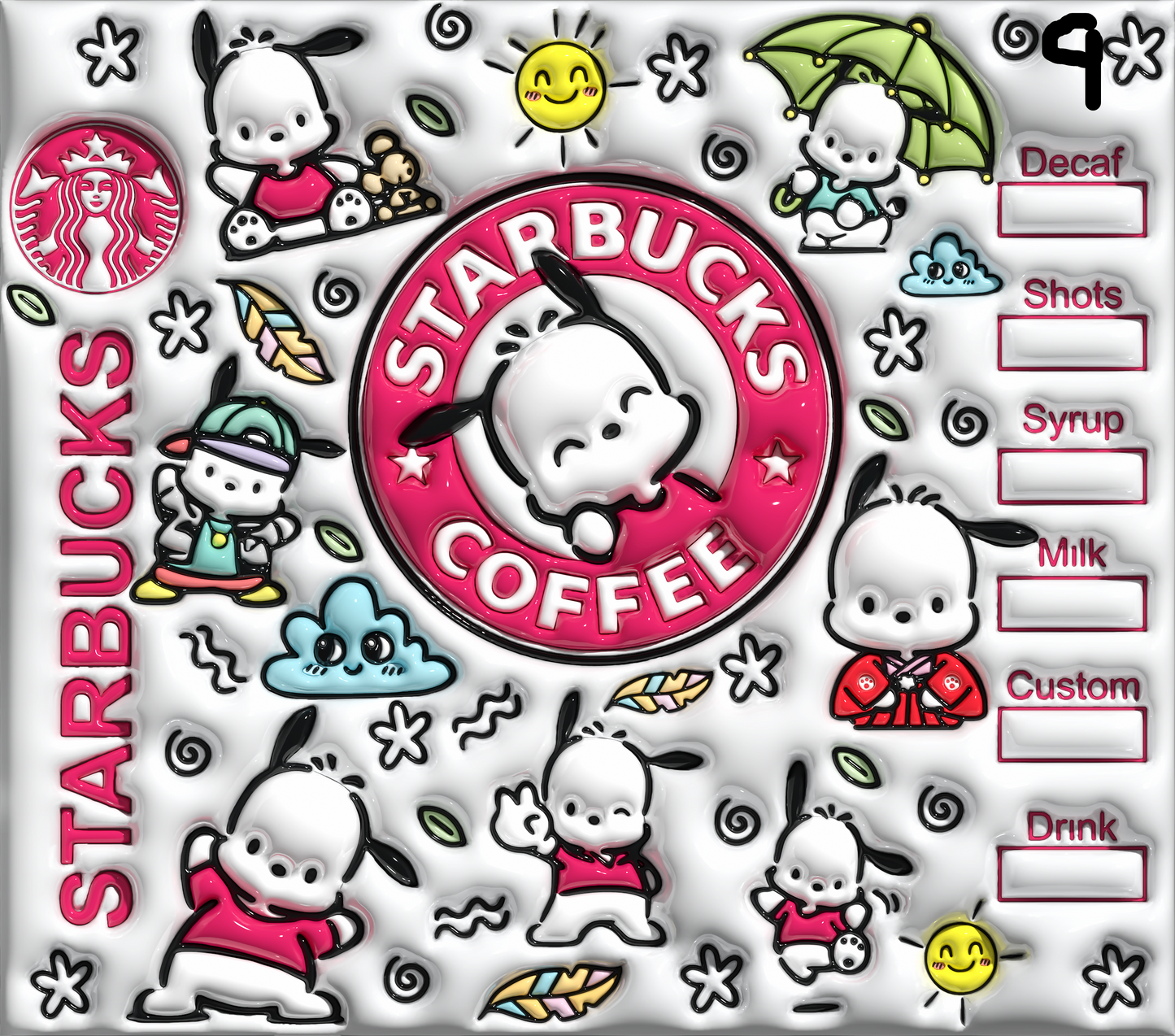 Hello Kitty Sublimation Decals