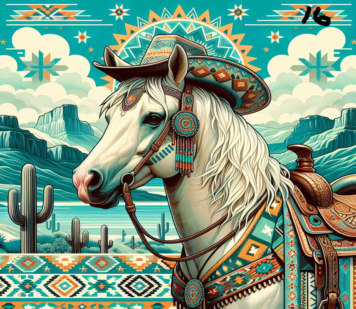 Horse Sublimation Decals