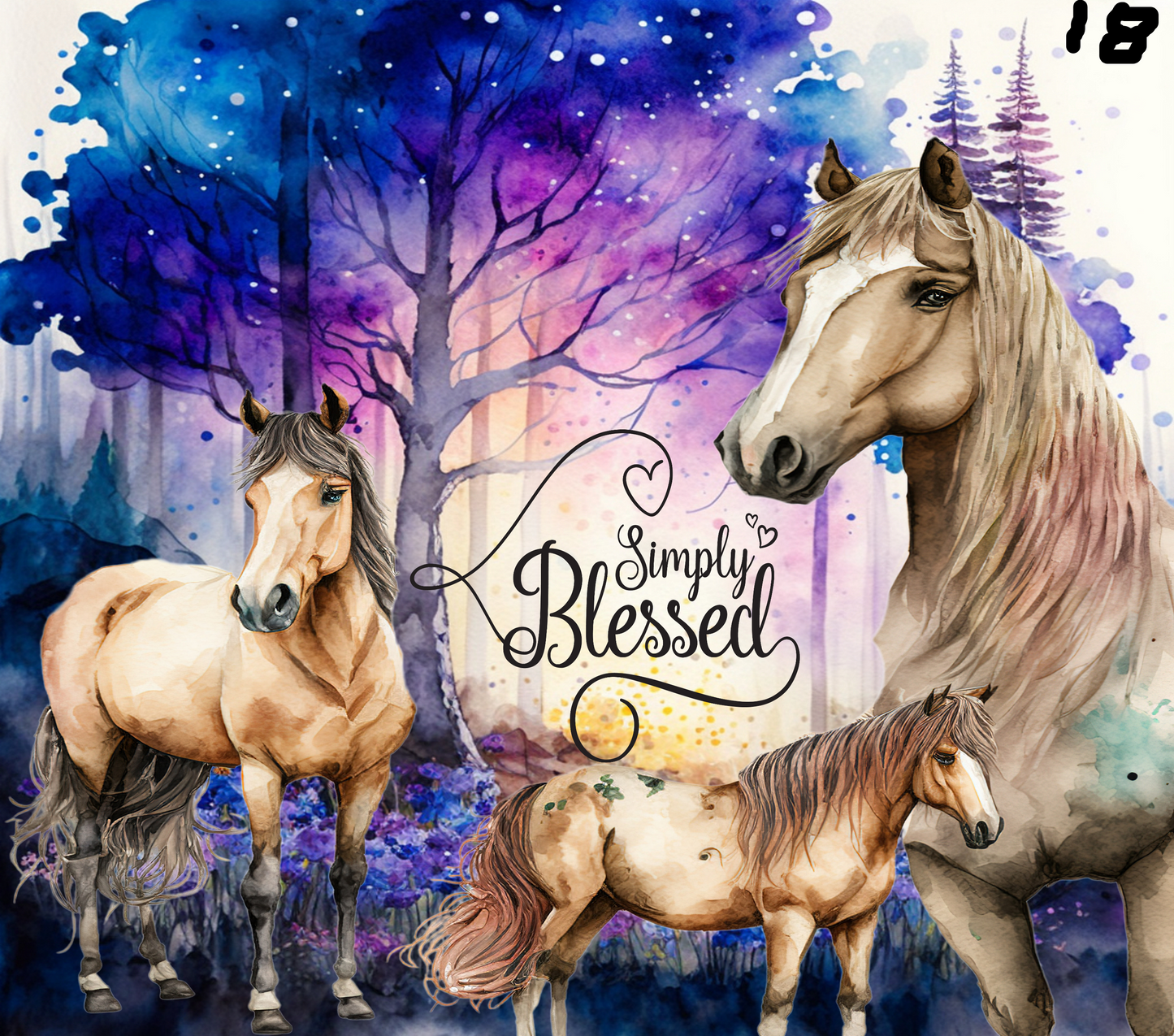 Horse Sublimation Decals
