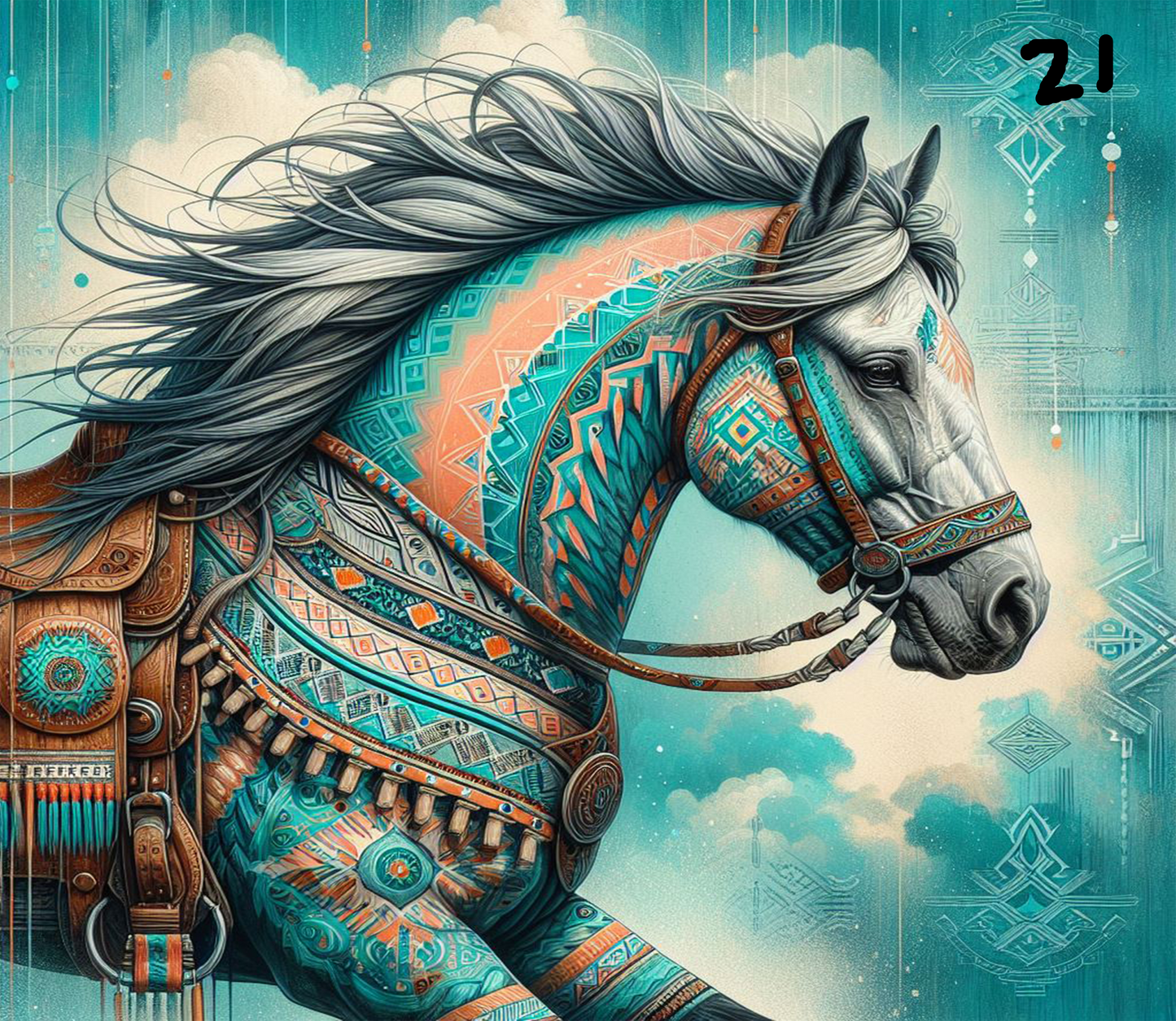 Horse Sublimation Decals