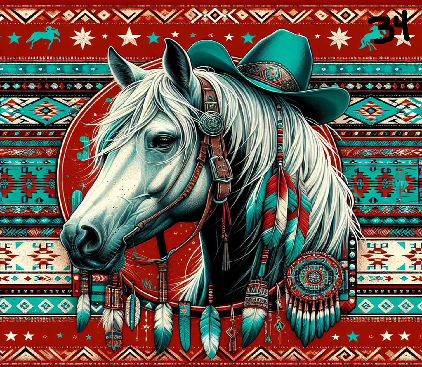 Horse Sublimation Decals