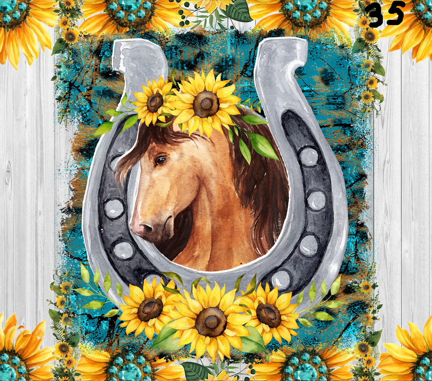 Horse Sublimation Decals