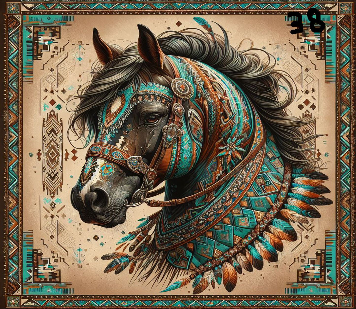 Horse Sublimation Decals