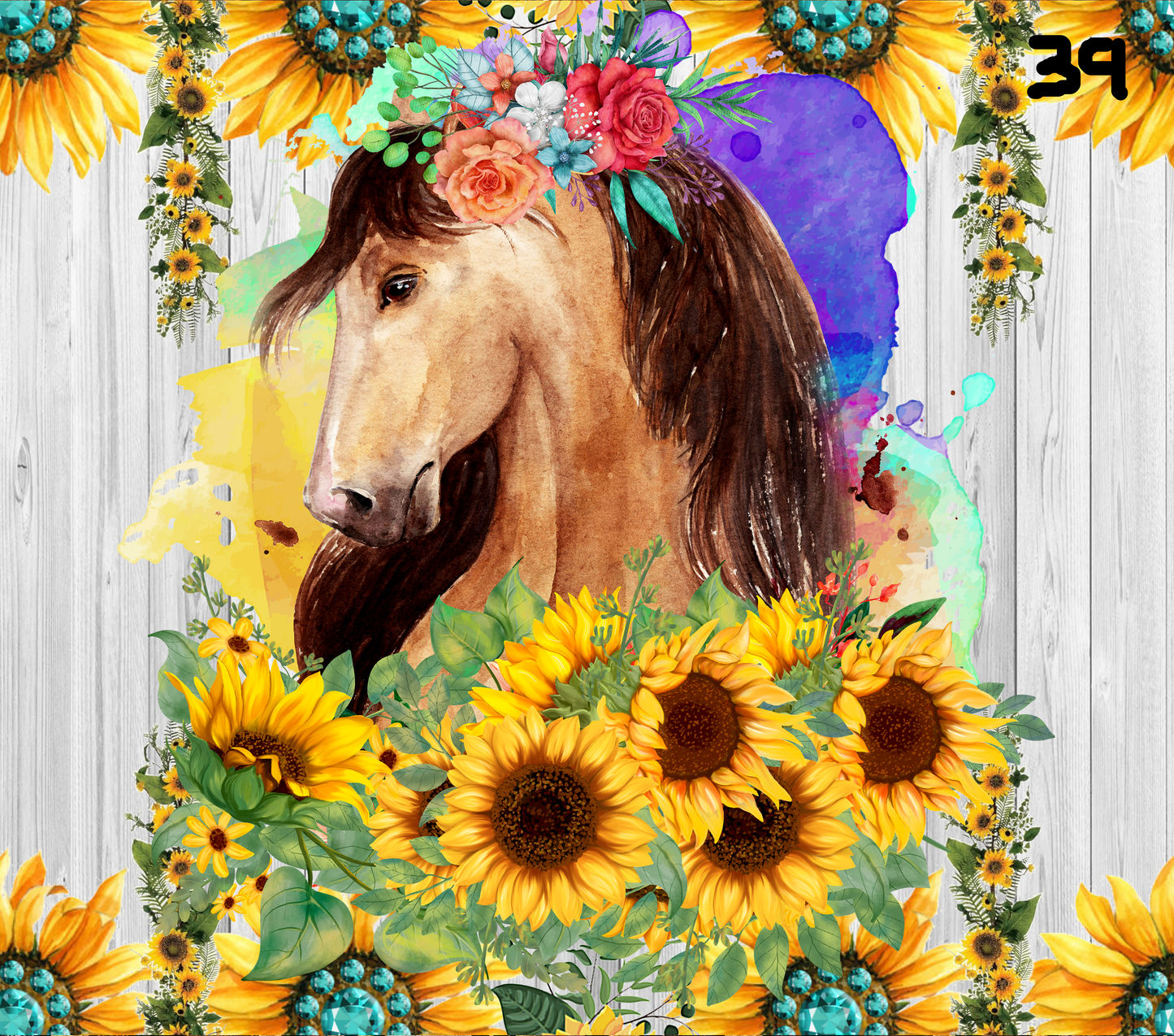 Horse Sublimation Decals
