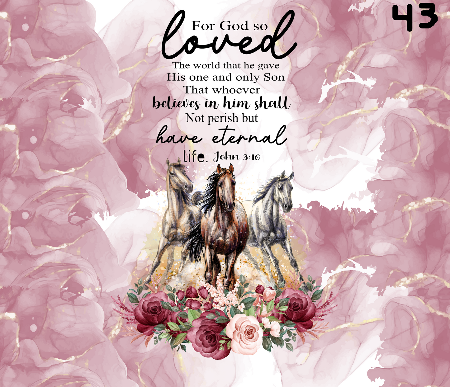 Horse Sublimation Decals