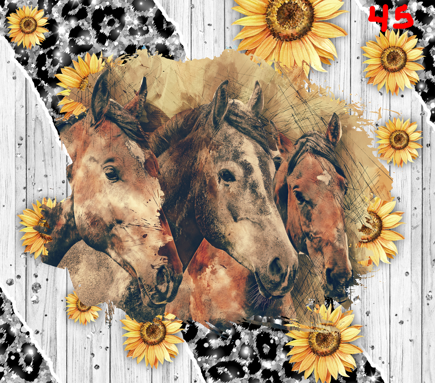 Horse Sublimation Decals