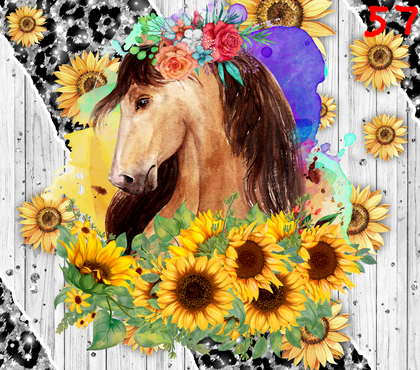Horse Sublimation Decals