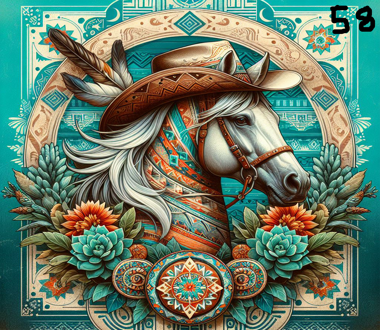 Horse Sublimation Decals