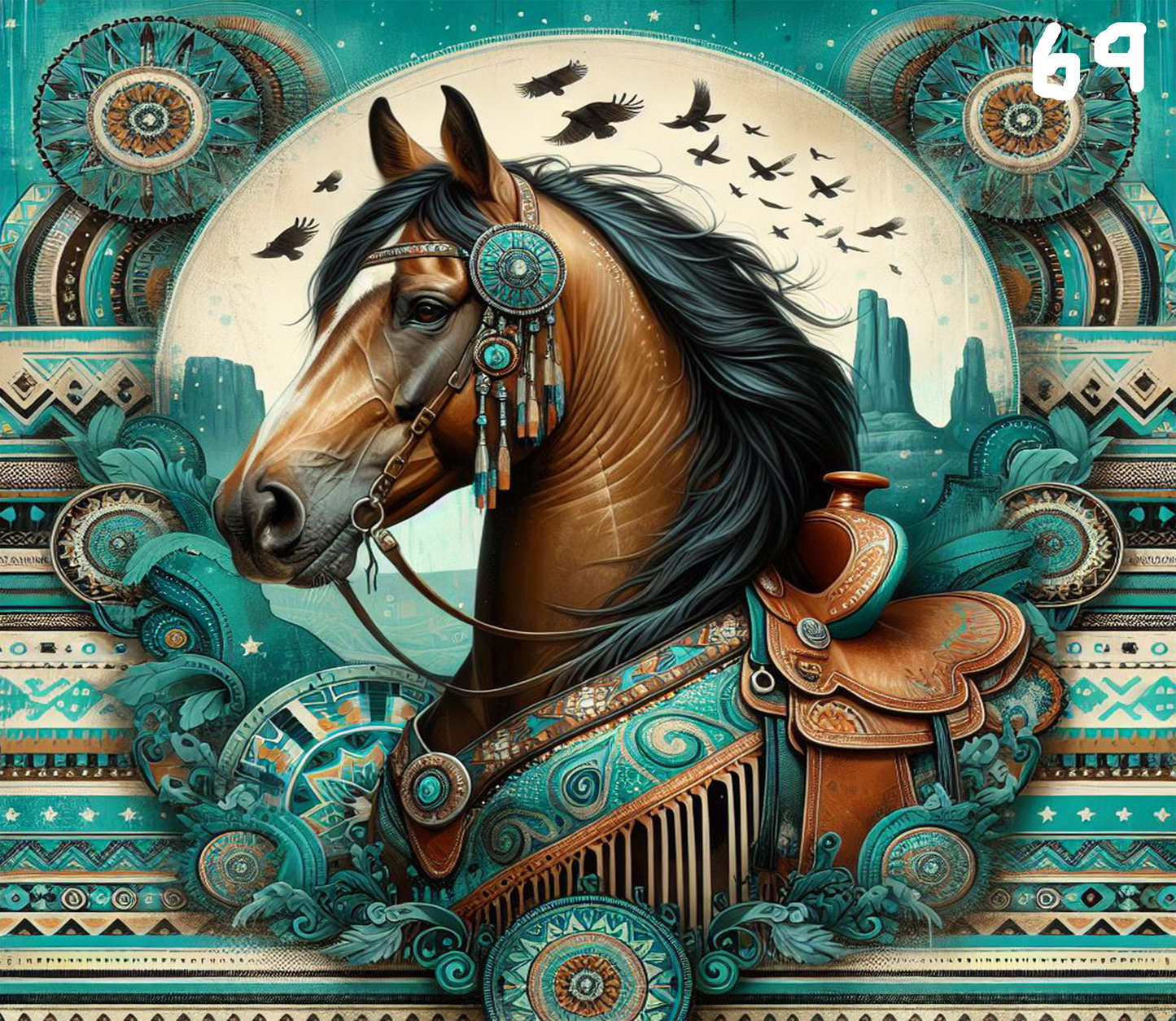 Horse Sublimation Decals