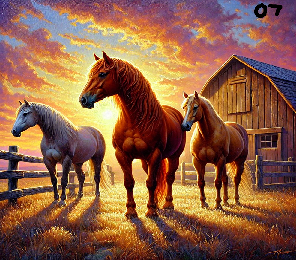 Horse Sublimation Decals