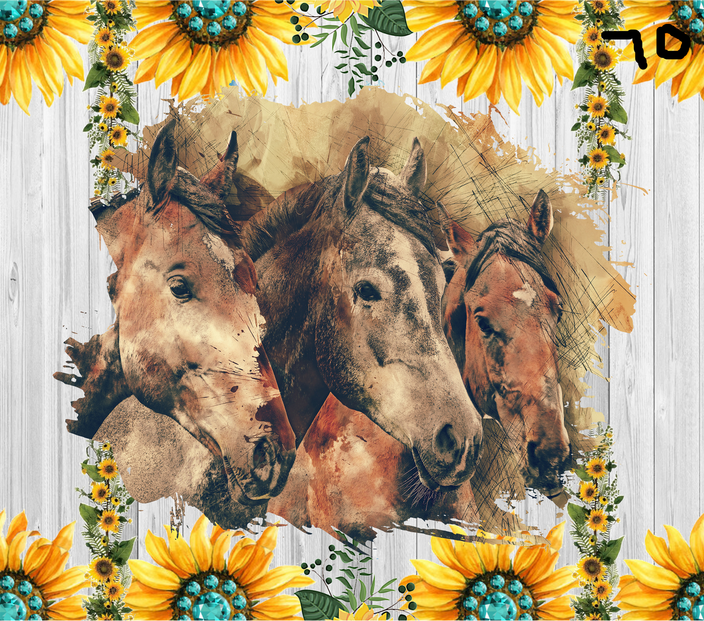 Horse Sublimation Decals