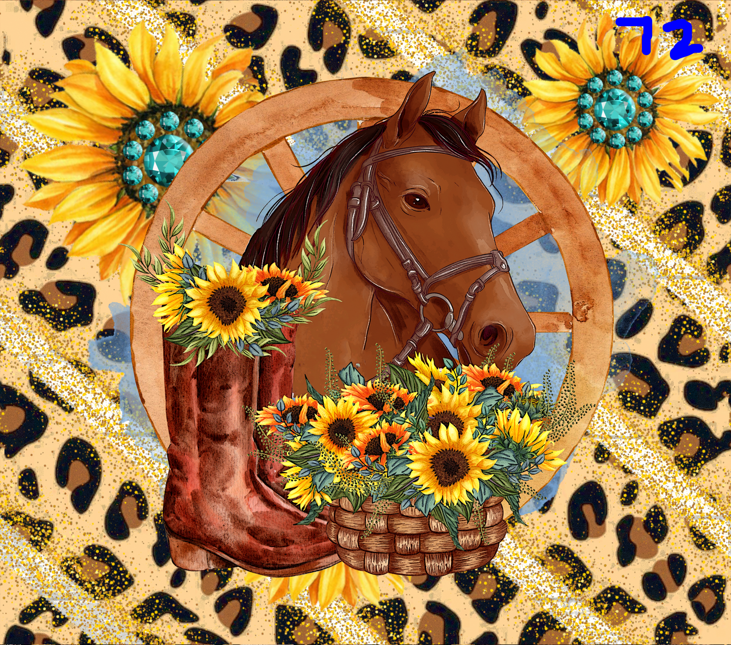 Horse Sublimation Decals