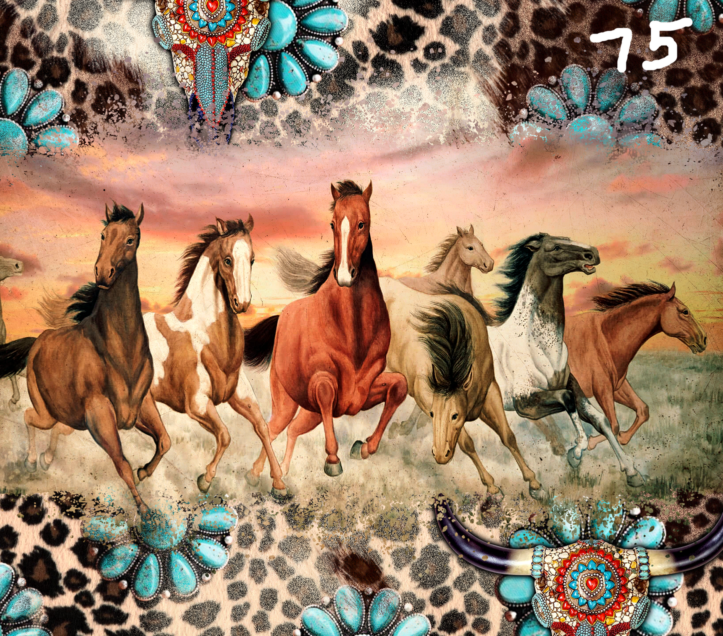 Horse Sublimation Decals