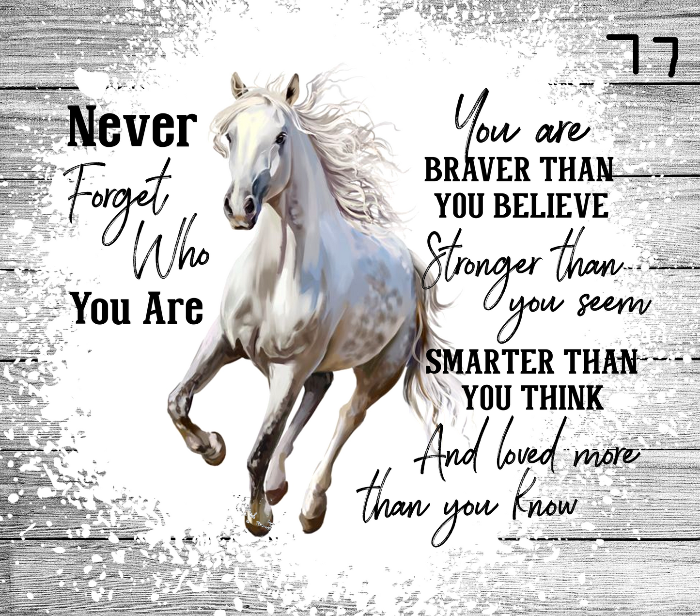 Horse Sublimation Decals