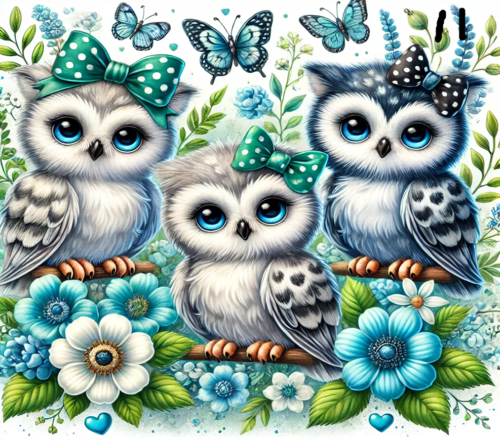 Owl Sublimation Decals