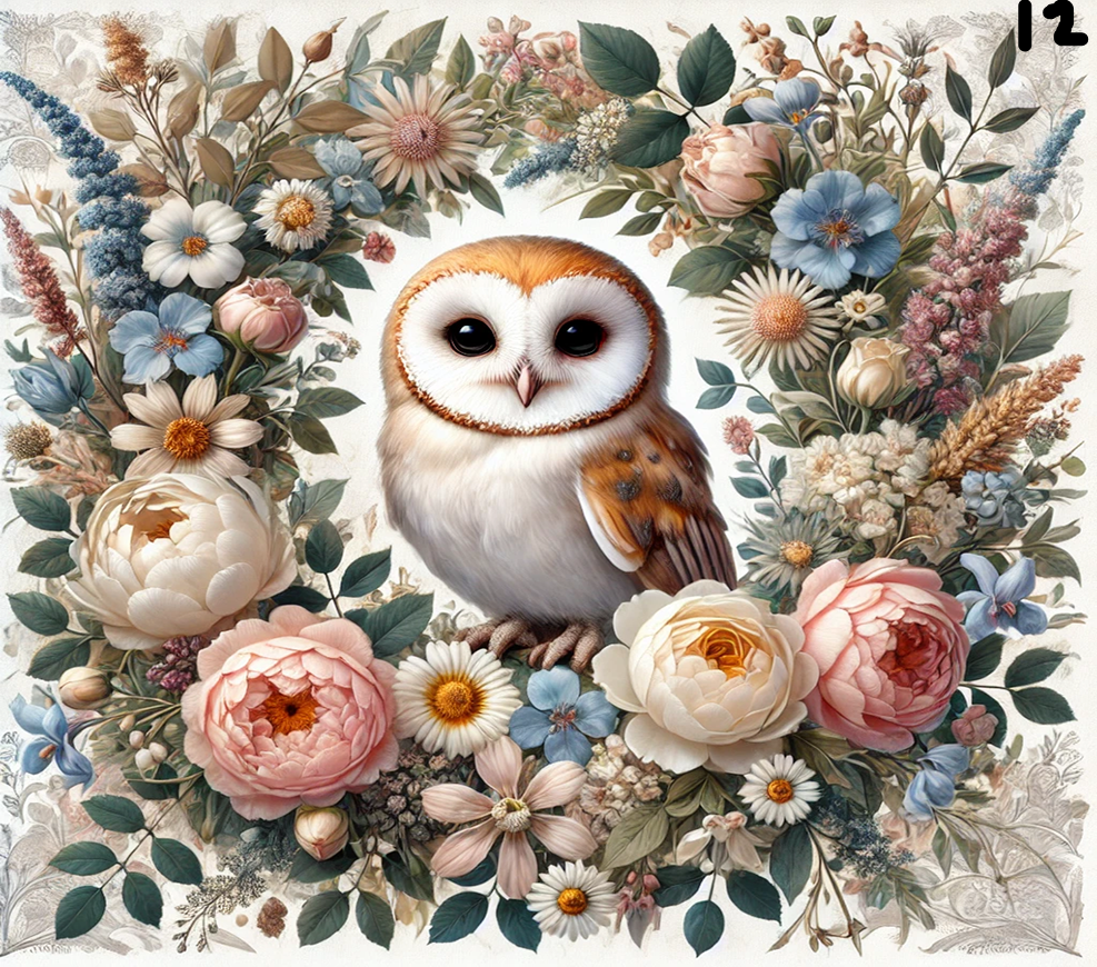 Owl Sublimation Decals