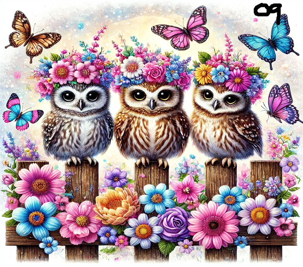 Owl Sublimation Decals