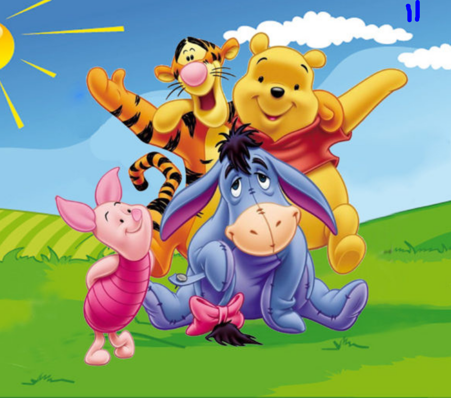 Winnie the Pooh Sublimation Decals