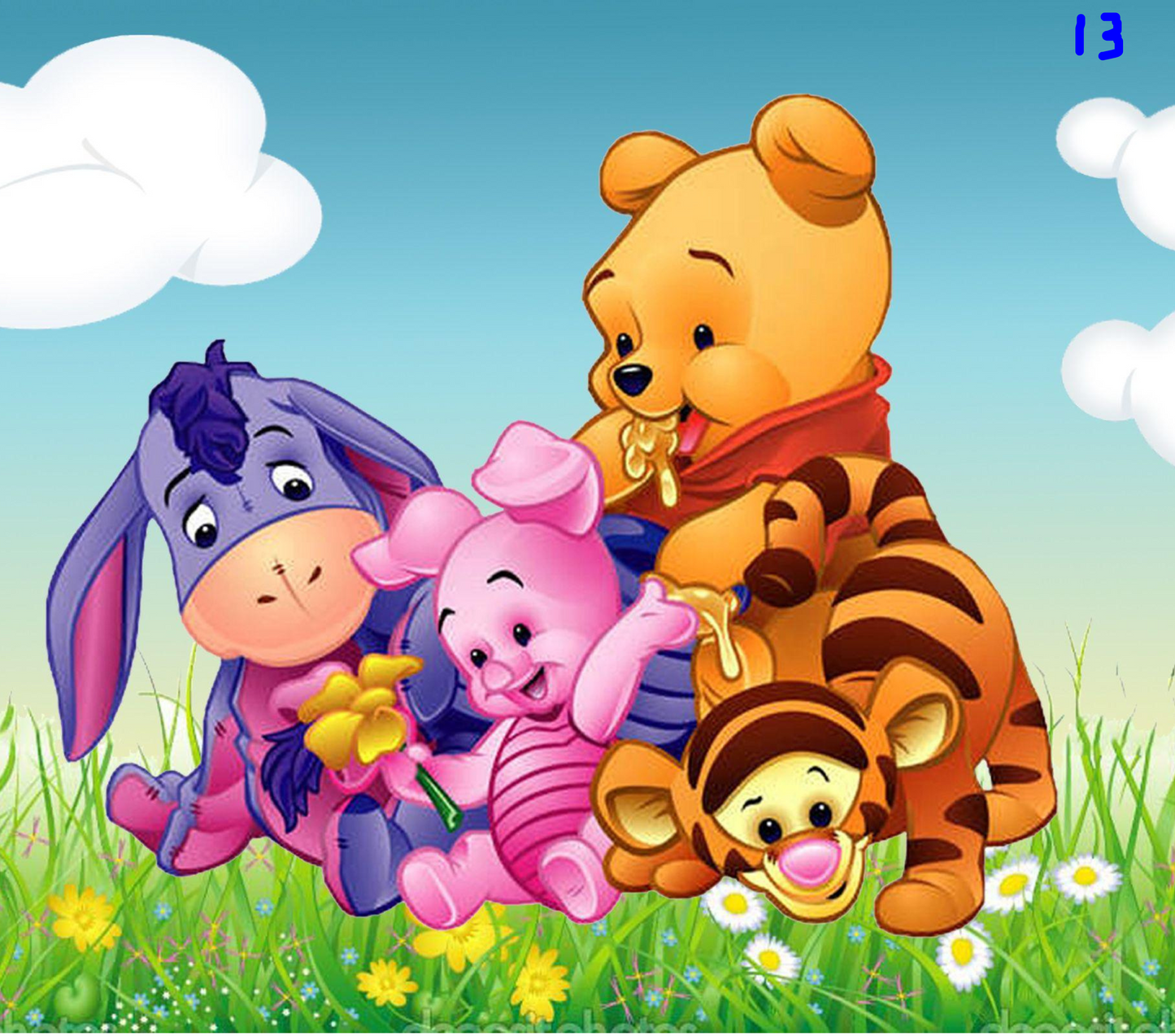 Winnie the Pooh Sublimation Decals