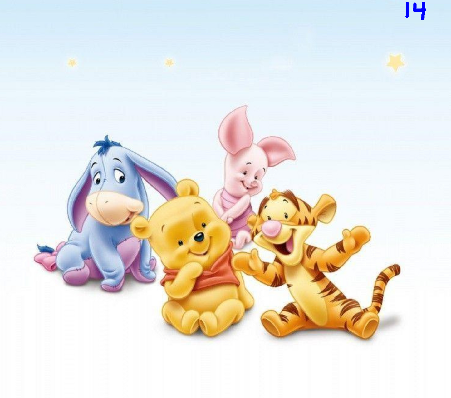 Winnie the Pooh Sublimation Decals