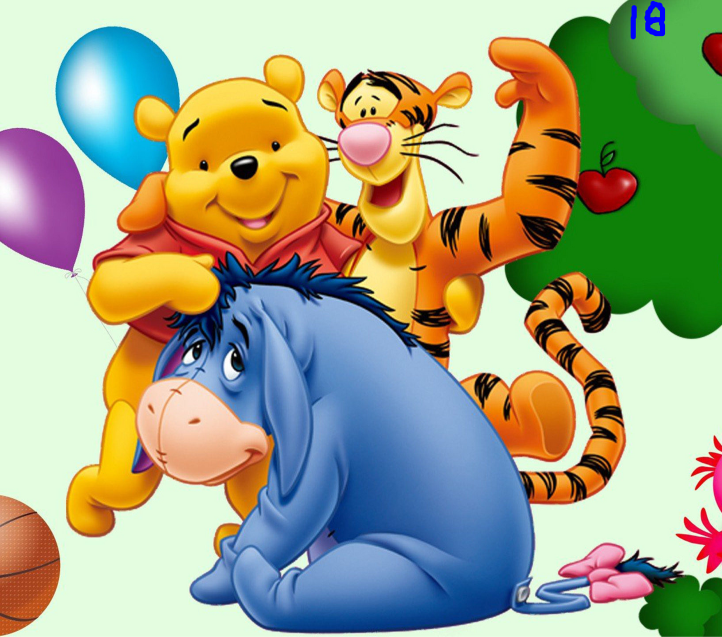 Winnie the Pooh Sublimation Decals