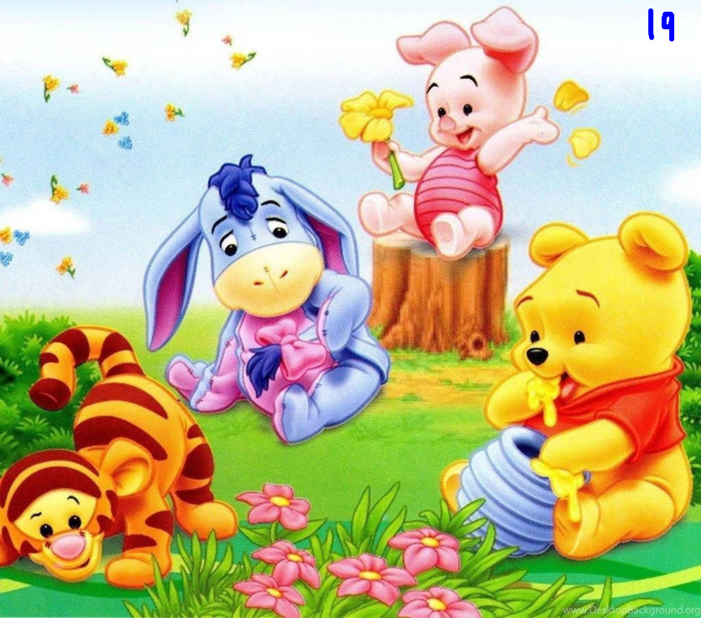 Winnie the Pooh Sublimation Decals
