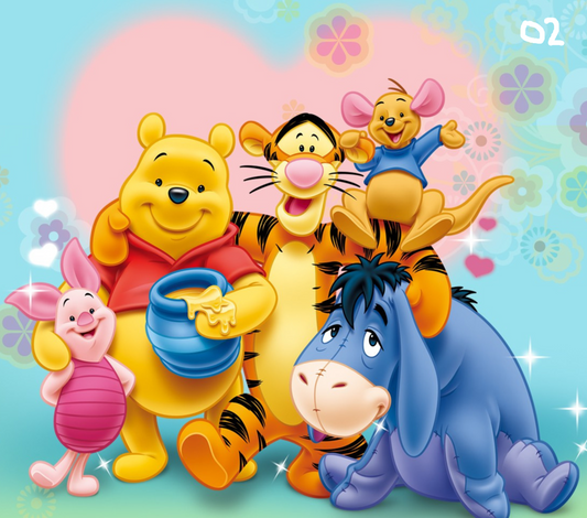 Winnie the Pooh Sublimation Decals