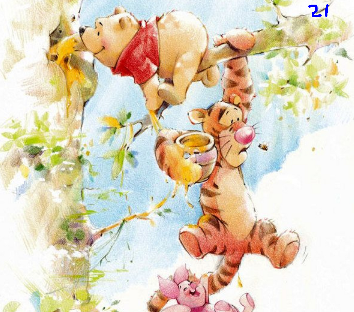 Winnie the Pooh Sublimation Decals