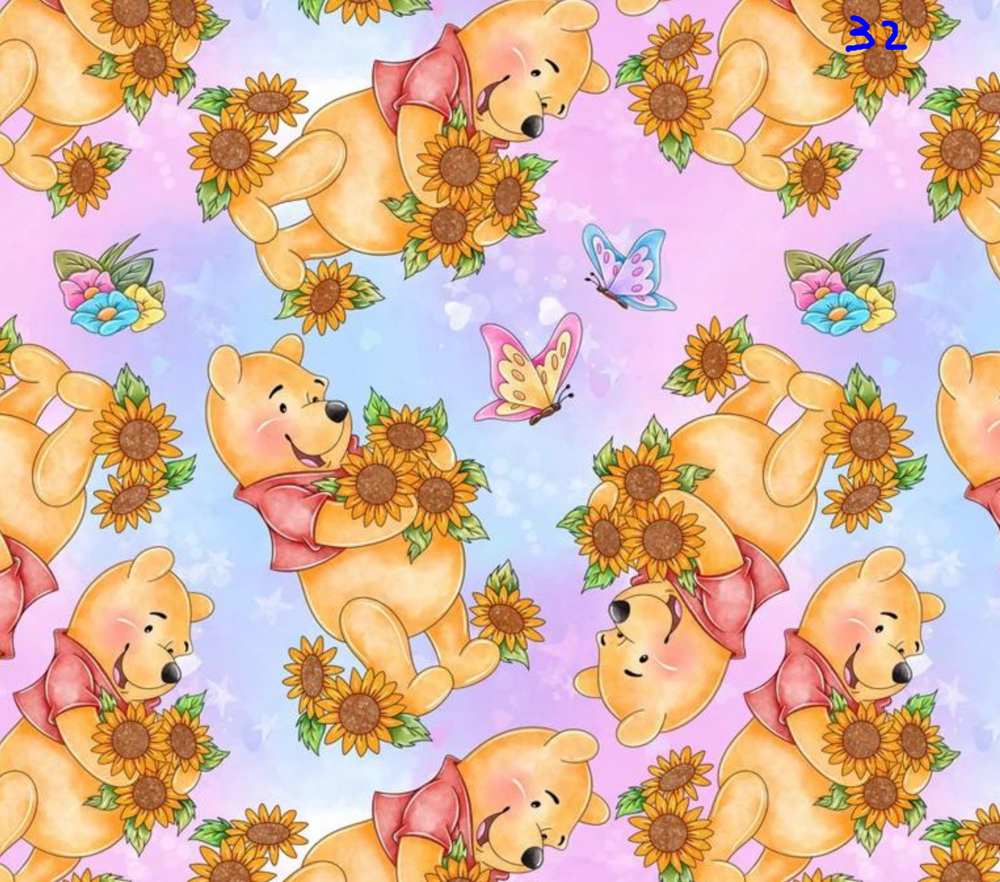 Winnie the Pooh Sublimation Decals
