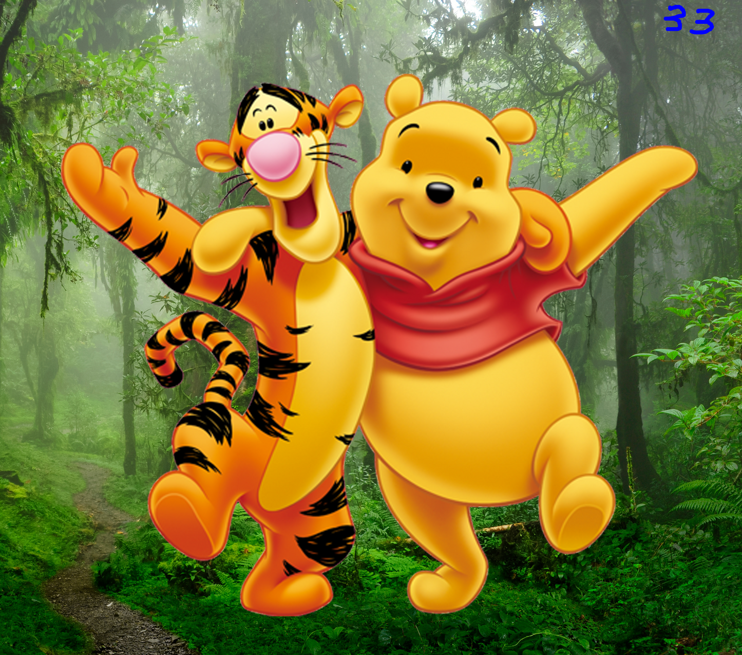 Winnie the Pooh Sublimation Decals