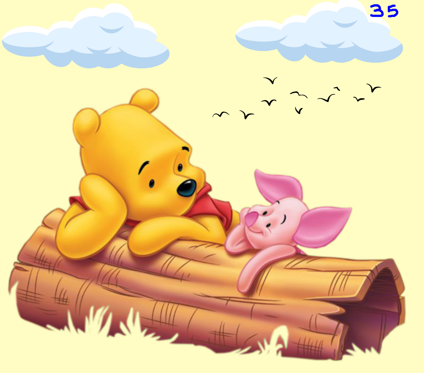 Winnie the Pooh Sublimation Decals