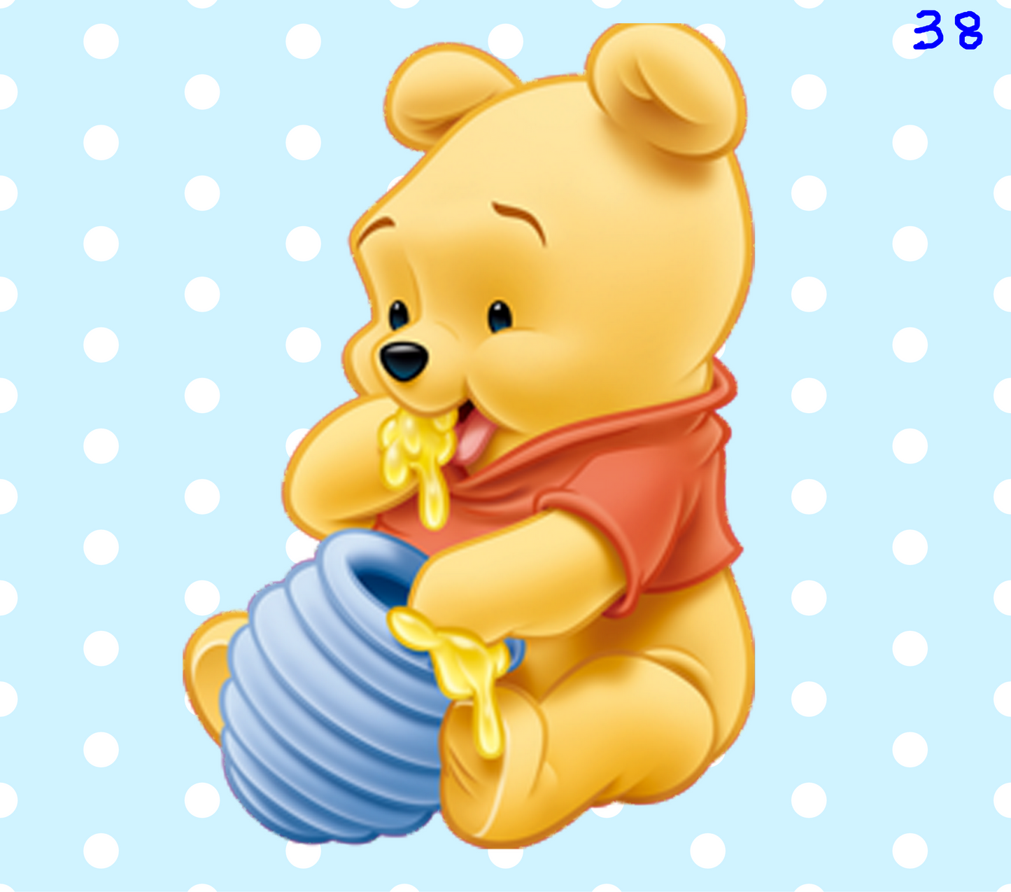 Winnie the Pooh Sublimation Decals