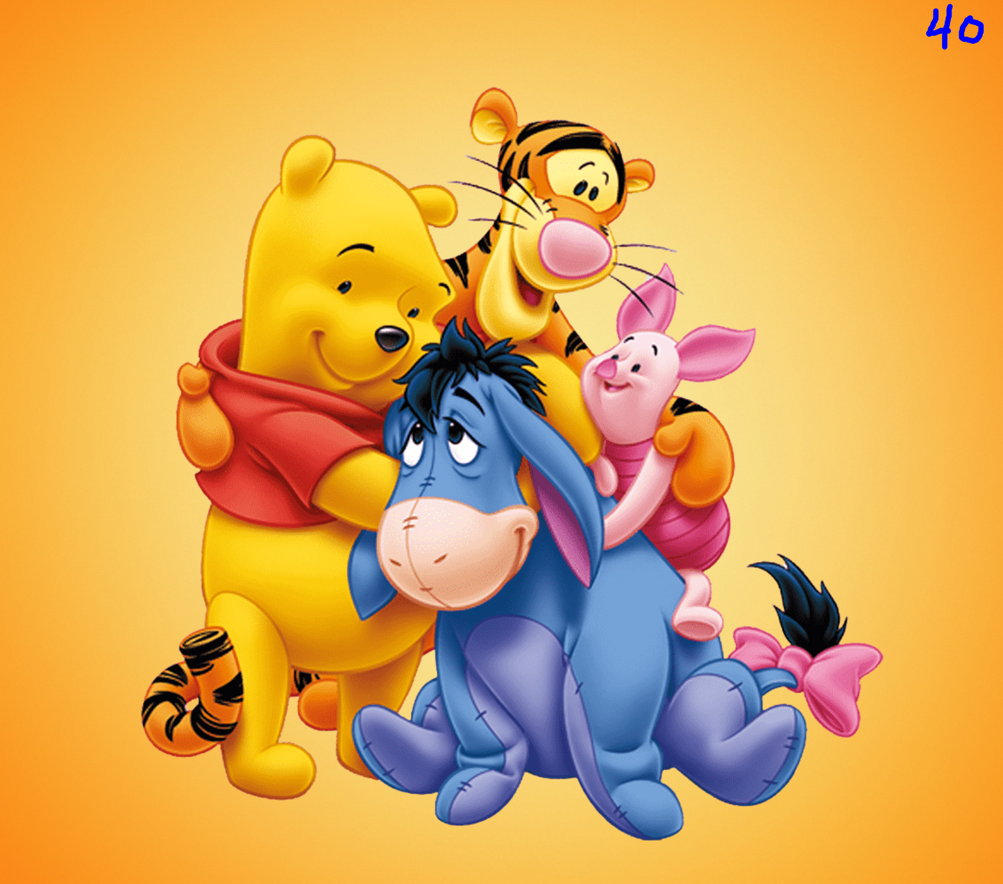 Winnie the Pooh Sublimation Decals
