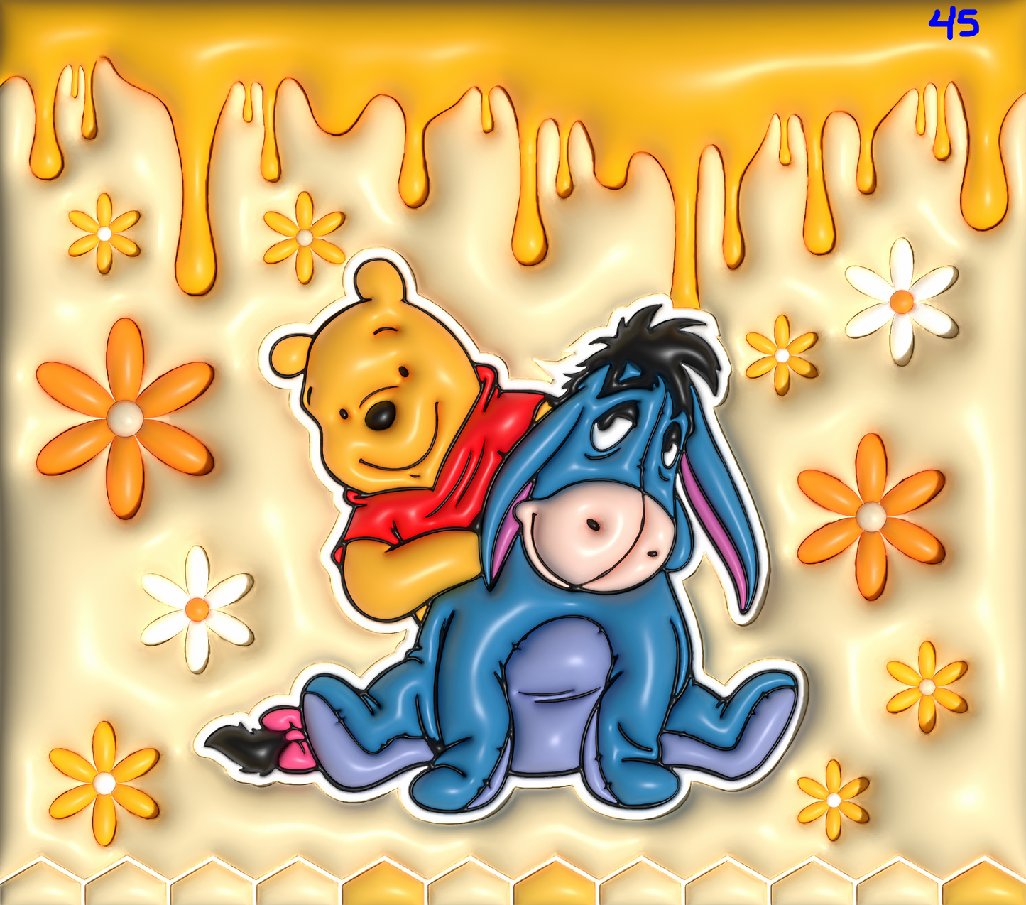 Winnie the Pooh Sublimation Decals
