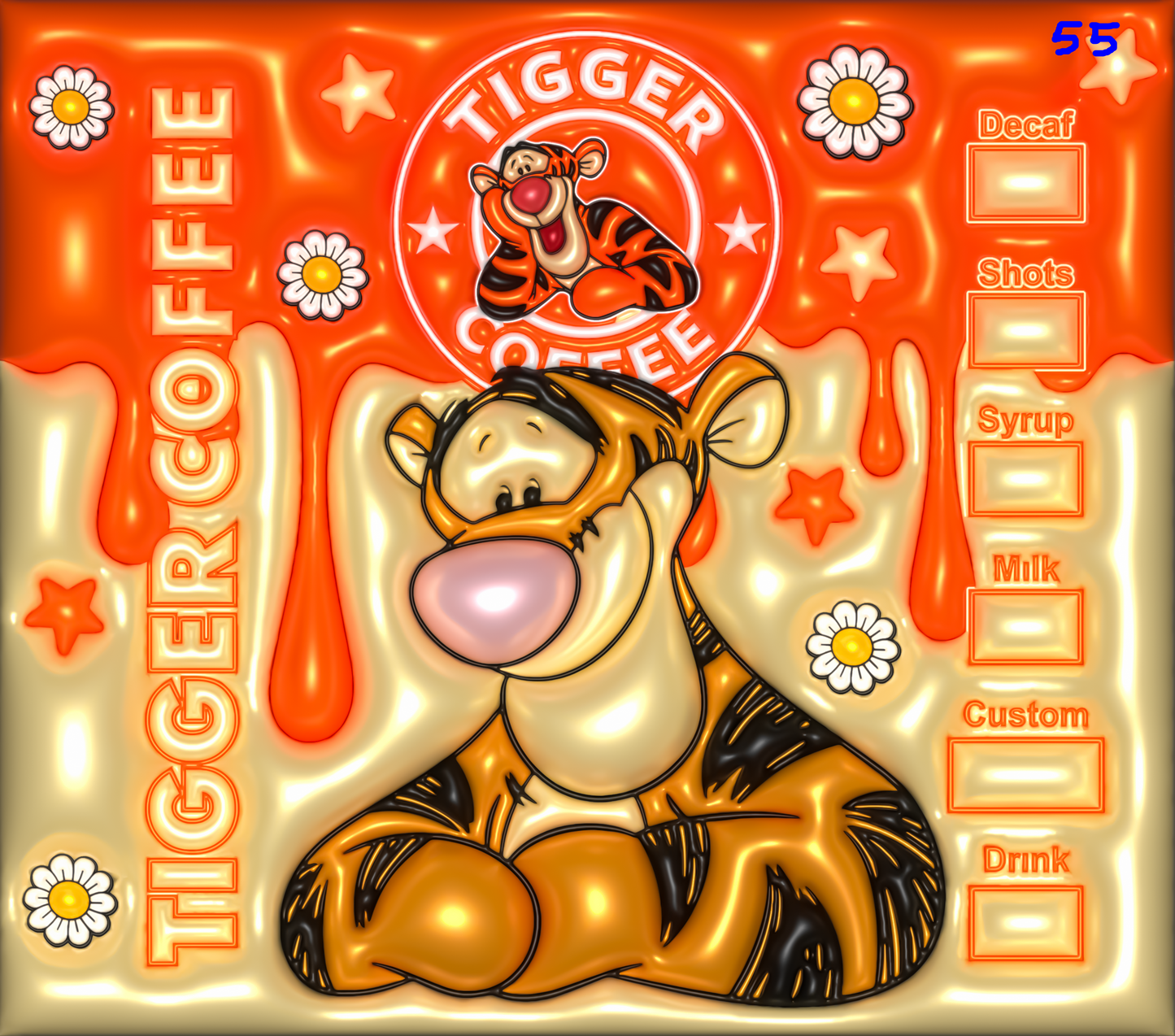 Winnie the Pooh Sublimation Decals