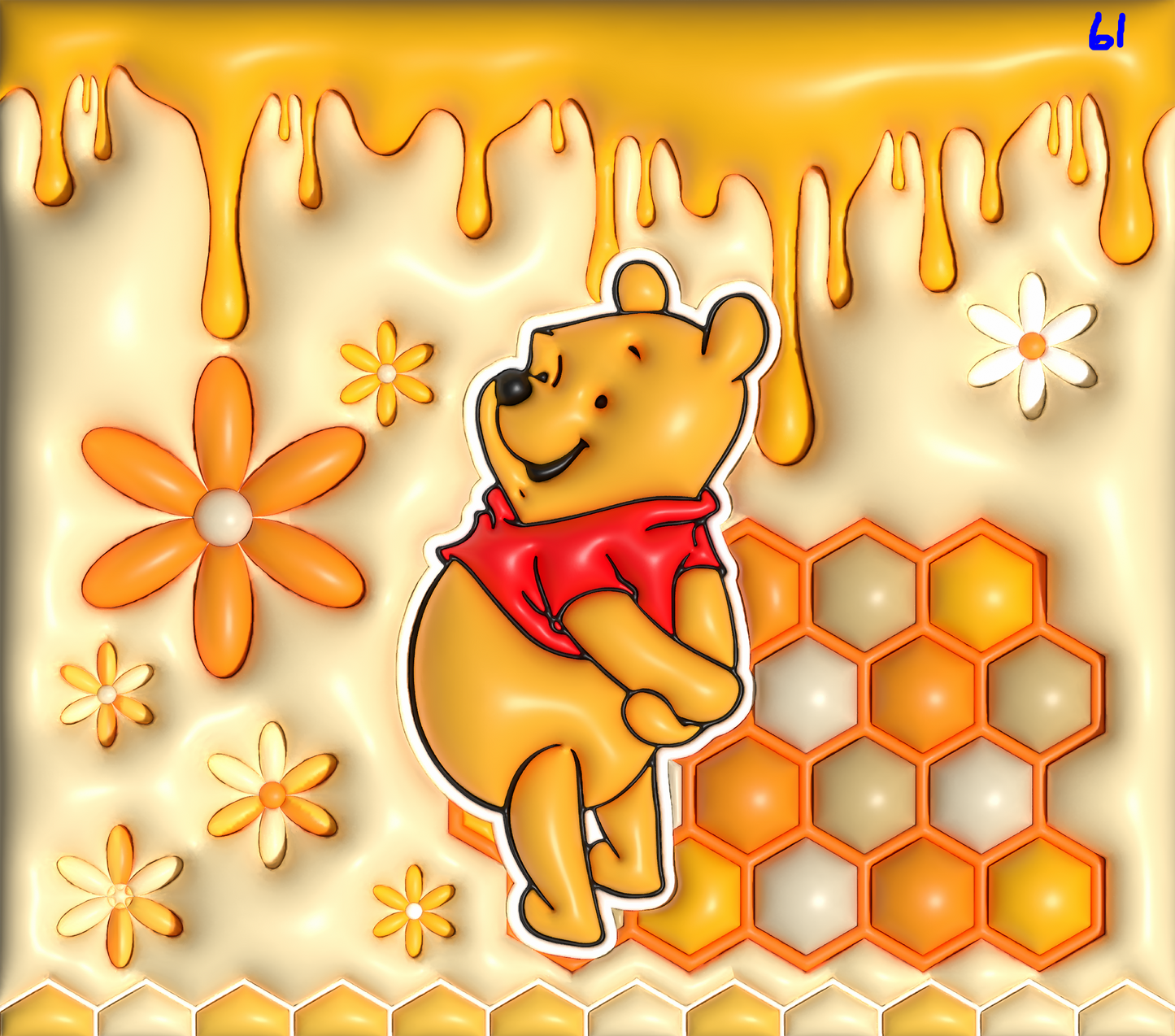Winnie the Pooh Sublimation Decals